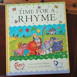 VTG 1999 copy of "Time for a Rhyme," Ailie Busby & Fiona Waters, nursery rhymes